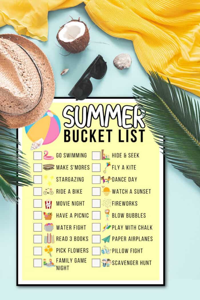 Summer Bucket List