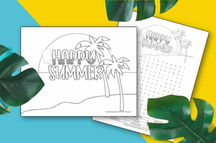 Free Printable Summer Coloring Pages