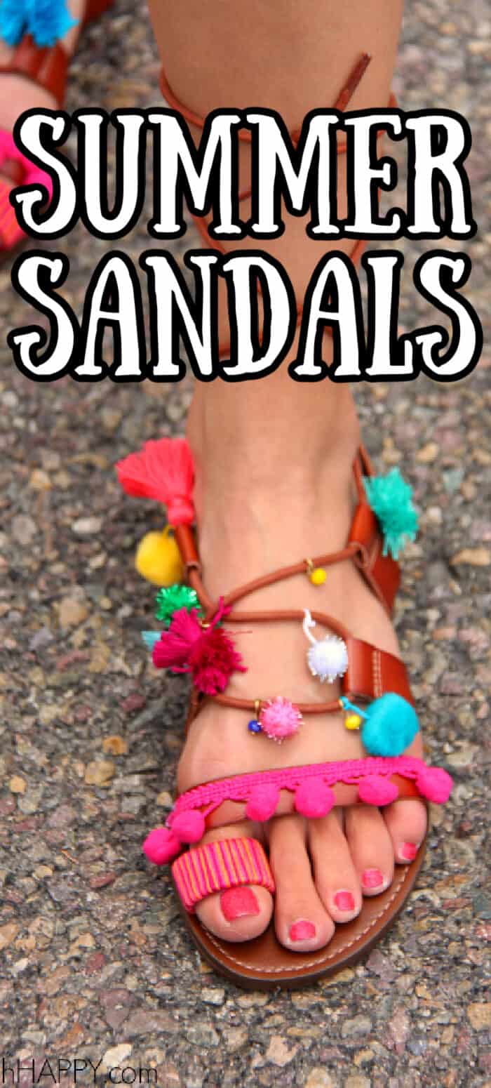 DIY Summer Sandals