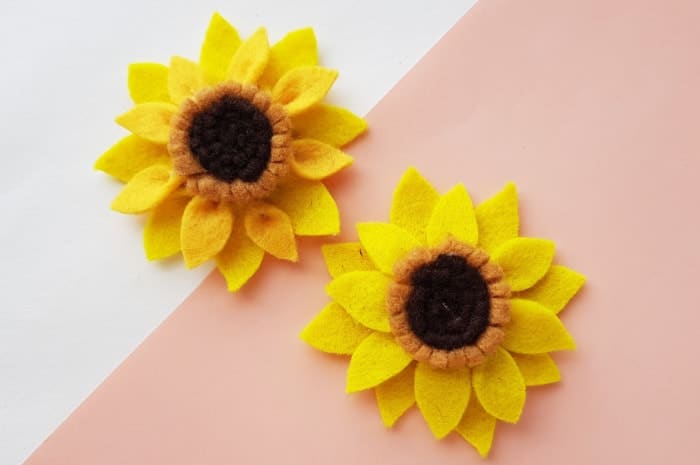 Felt Sunflower Kids Craft
