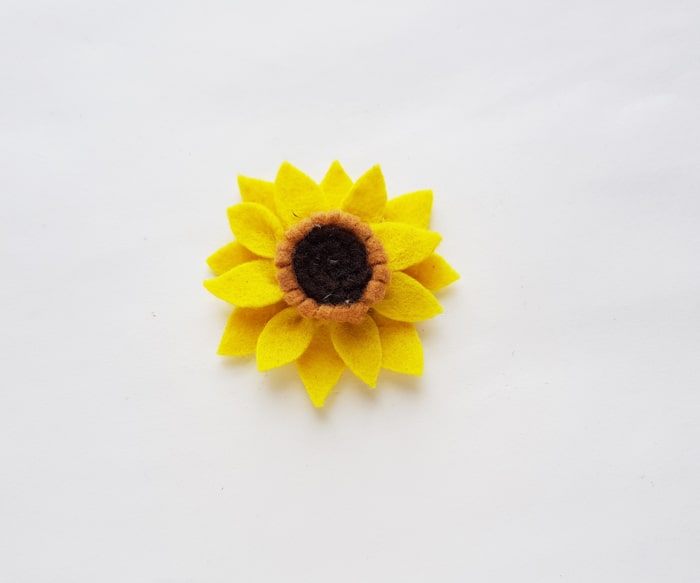 finished sunflower