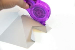 two sided tape on teepee