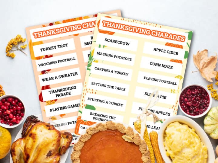 Thanksgiving Charades