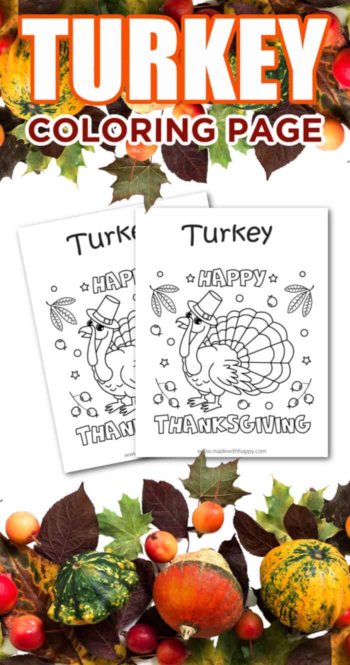 Free Printable Thanksgiving Coloring Page