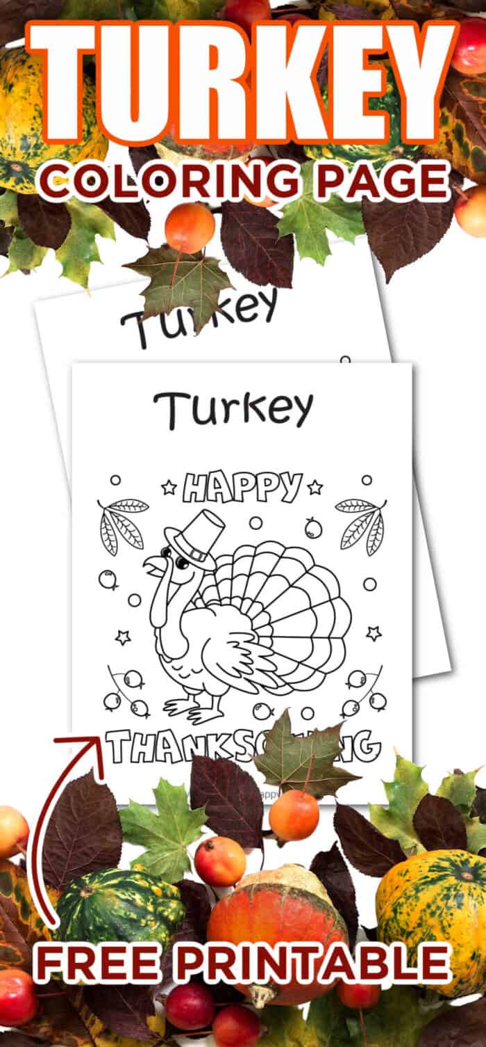 Free Printable coloring pages for kids for thanksgiving