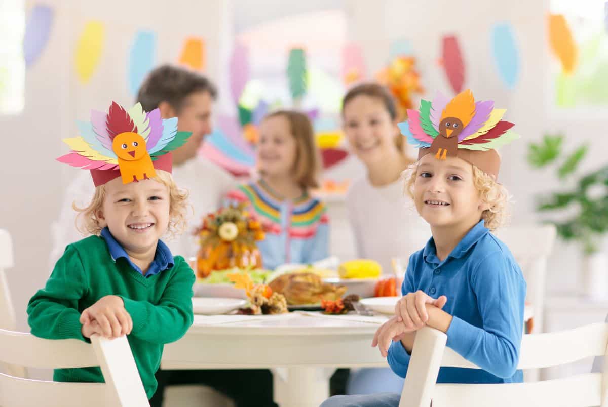 thanksgiving celebration with kids