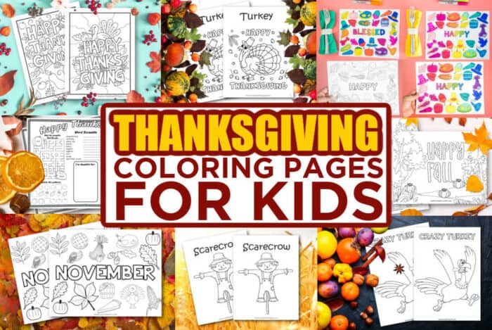 Free printable thanksgiving coloring sheets for kids