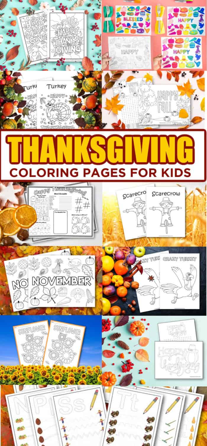 Free Printable Thanksgiving Coloring page