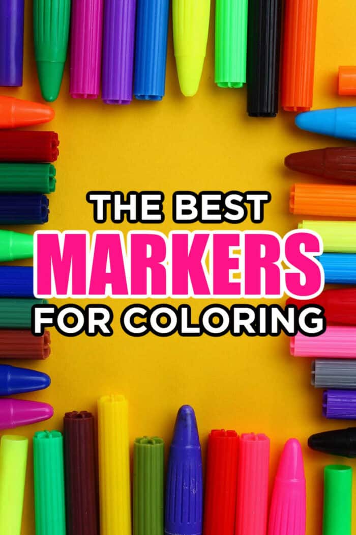 Best Markers For Coloring - Made with HAPPY