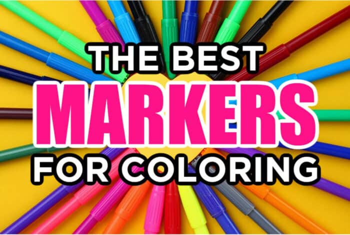 Best Markers For Coloring - Made with HAPPY