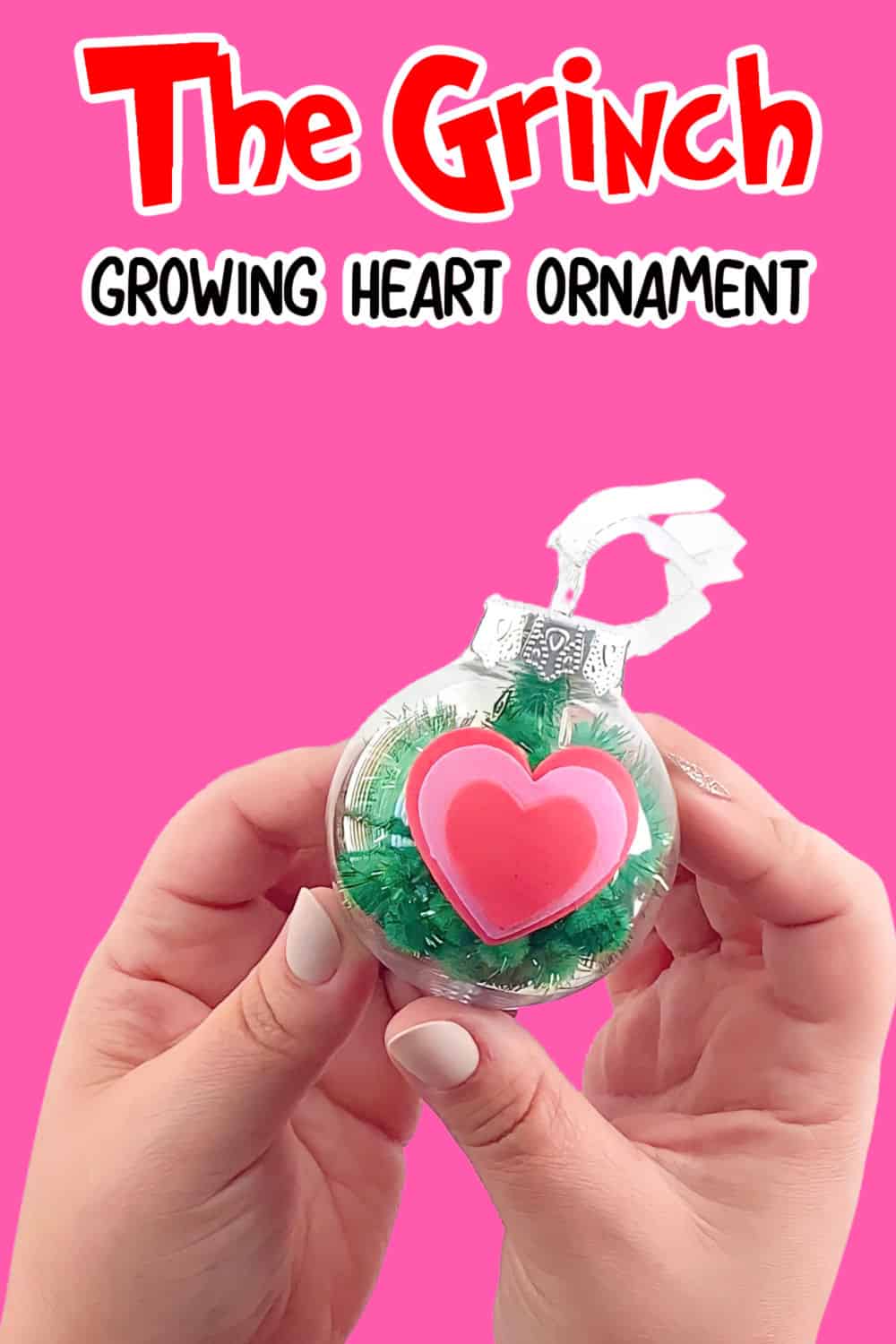 The Grinch Growing Heart Ornament