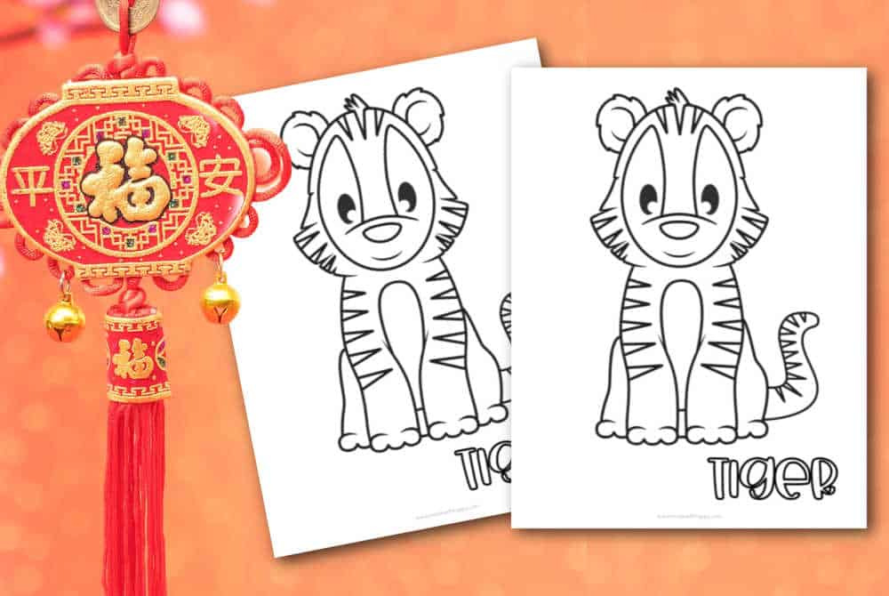 tiger coloring pages for kids