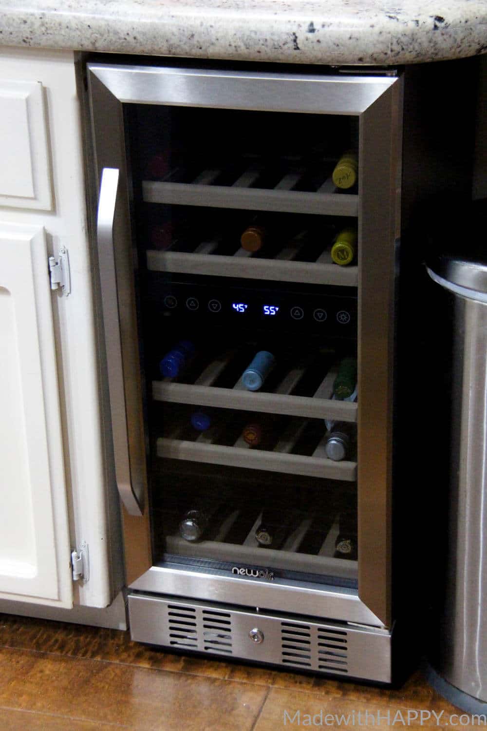 5 Tips for Storing Wine + Wine Cooler Giveaway Made with HAPPY