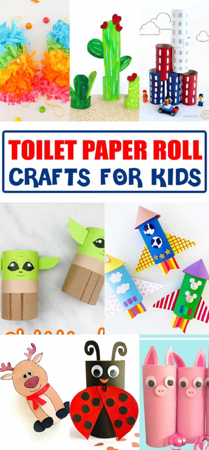toilet paper toll crafts for kids
