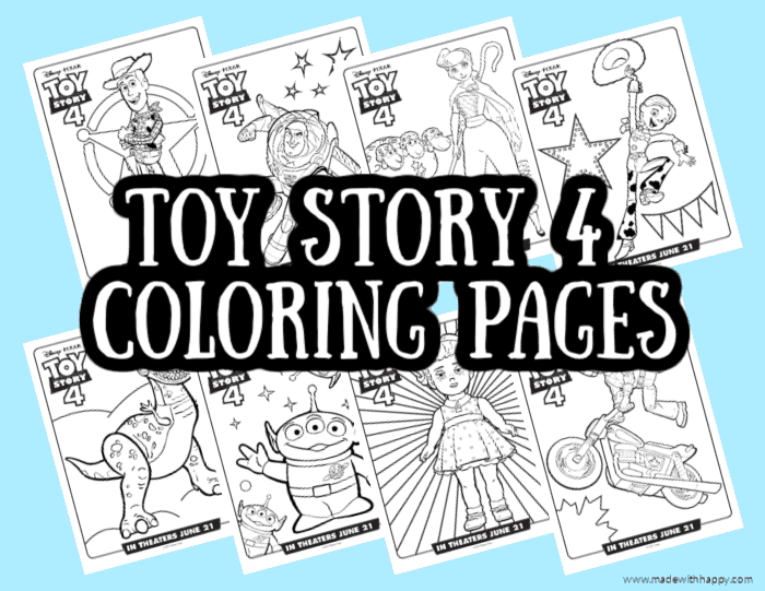 Toy Story 4 Coloring Pages