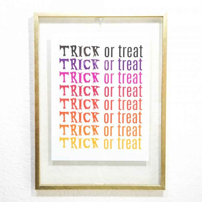 Trick or Treat Halloween Printable