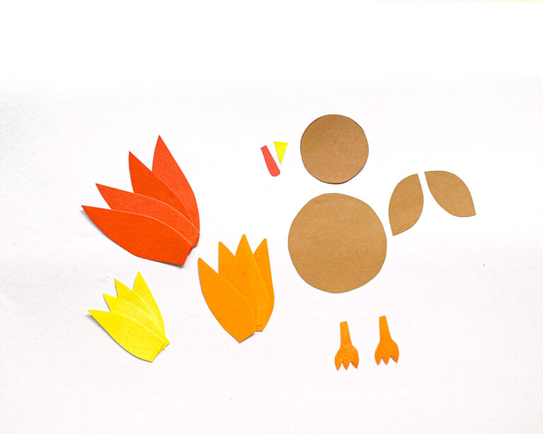 FREE Pop-Up Turkey Turkey Day Card with Printable Template