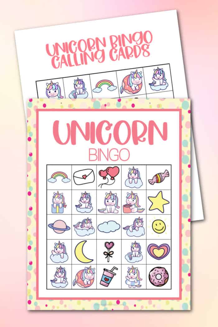 How do you play Unicorn bingo?