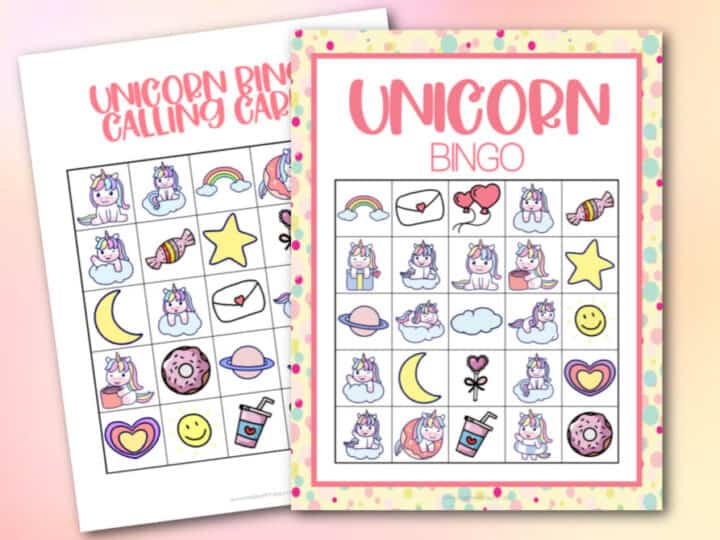 Free Unicorn Bingo Game