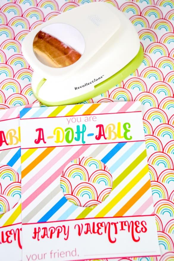 Play-Doh Valentines [FREE Printable] - Made with HAPPY