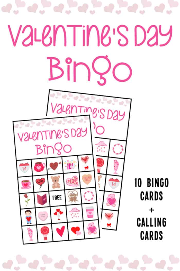 Bingo Cards for Valentines