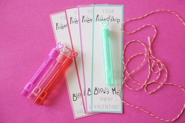 Free Bubble Valentine Printable - Made with HAPPY