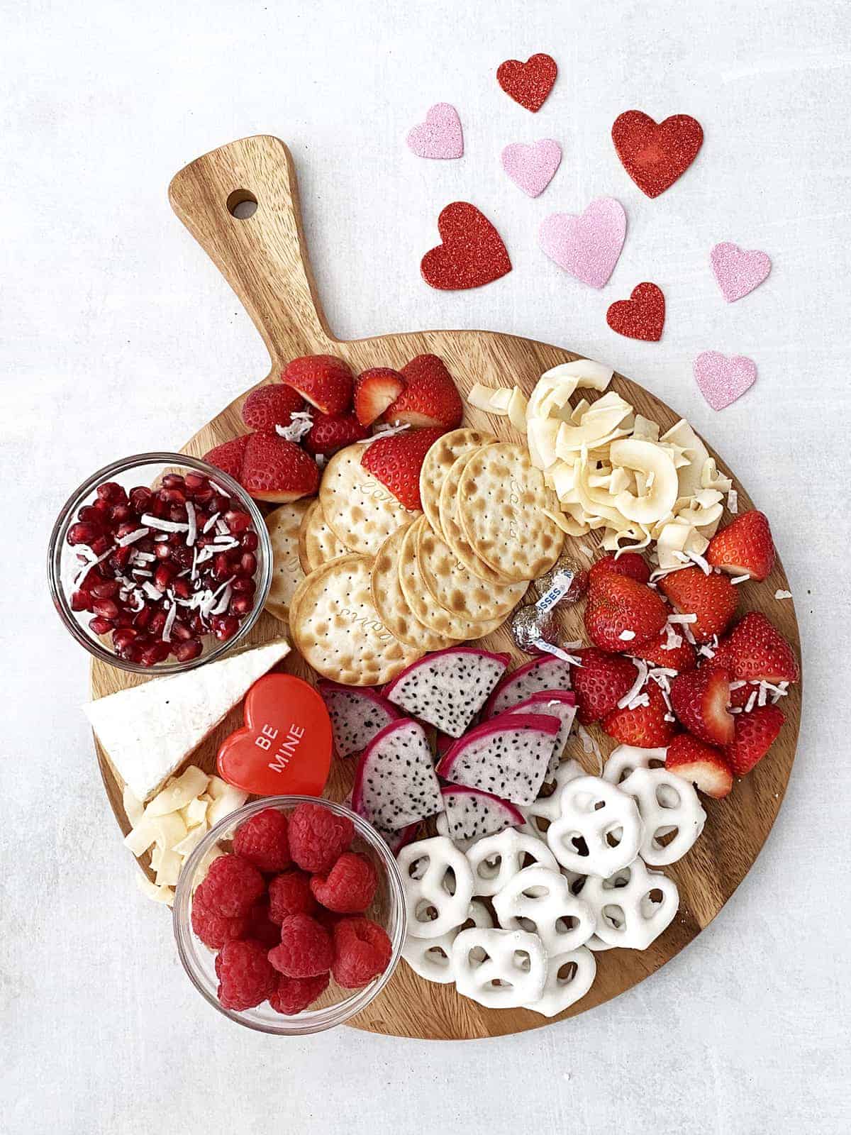Valentine's Day Snack Board
