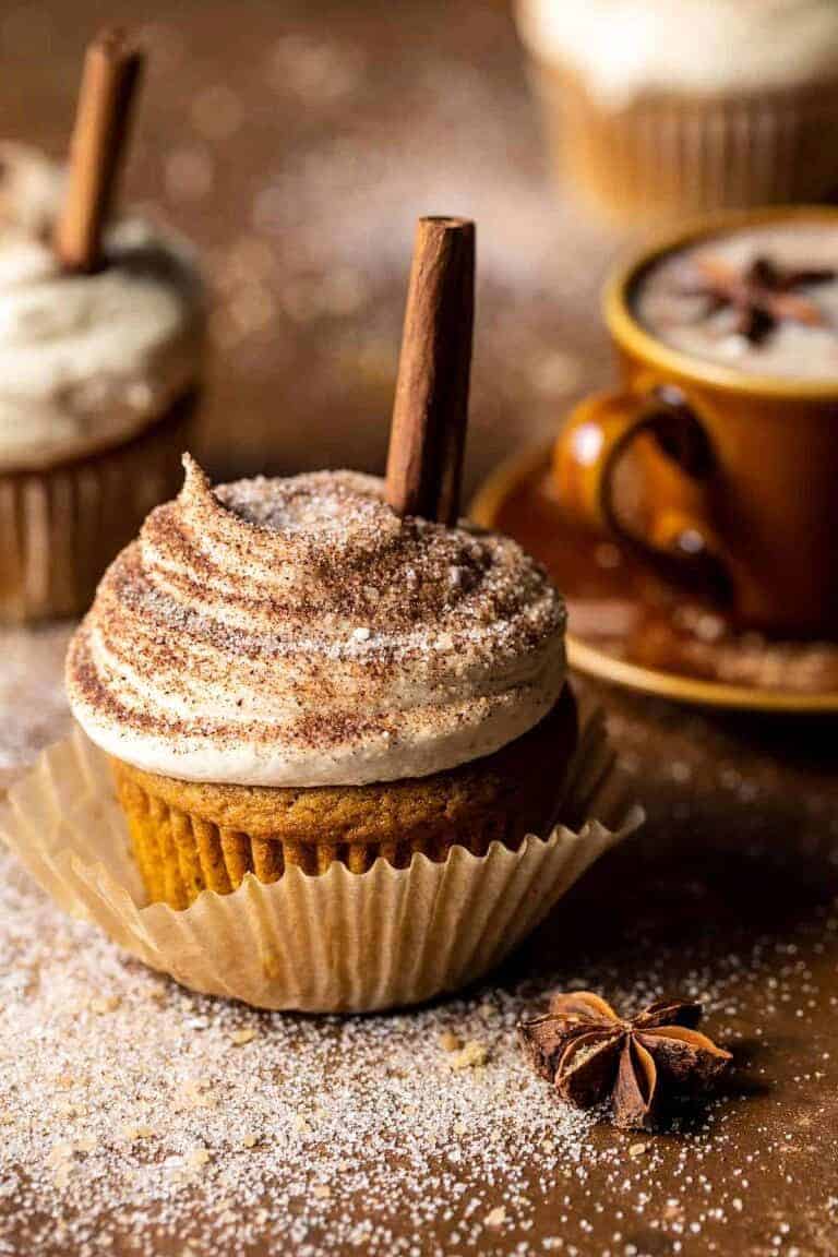 Vanilla Chai Pumpkin Latte Cupcake