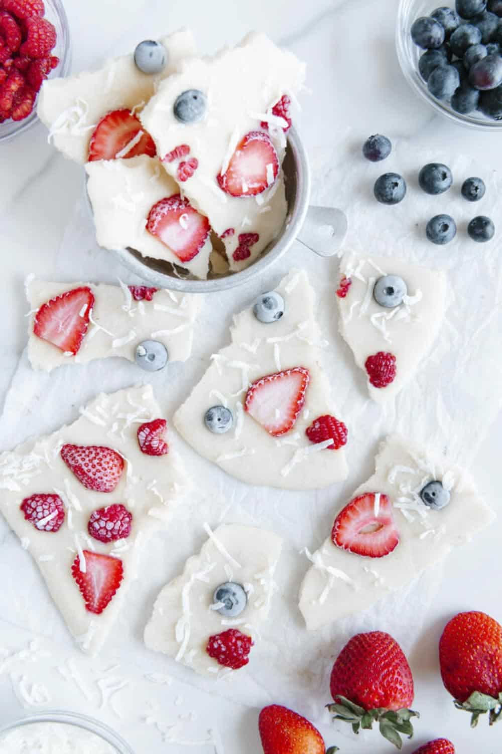 Vegan Frozen Yogurt Bark