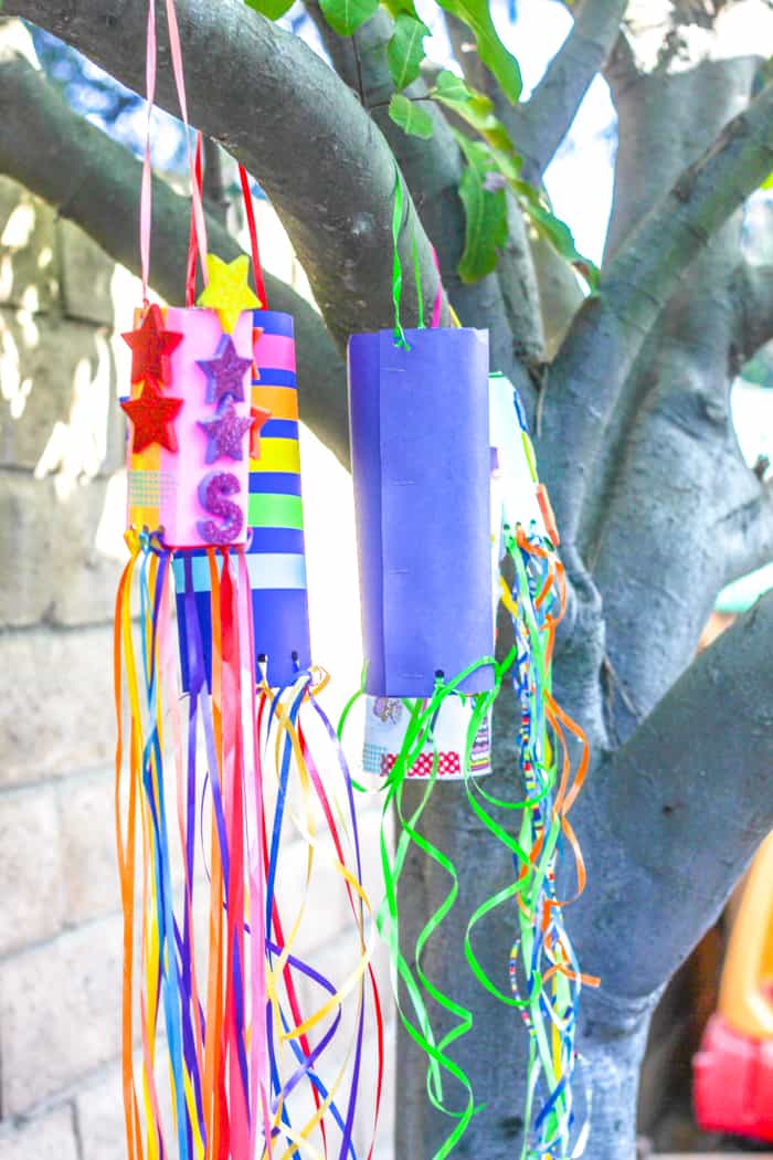 Hanging Paper Windsocks