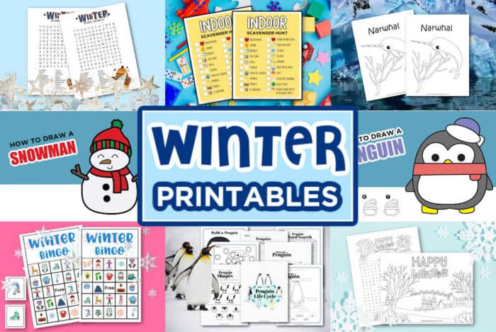 Winter printables