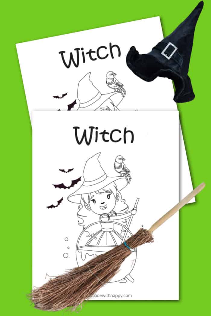 Halloween Witch Coloring page