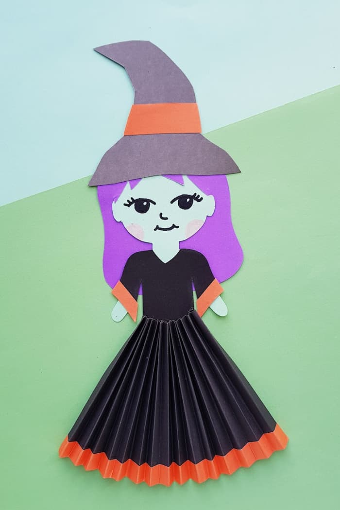 Paper Witch For Halloween