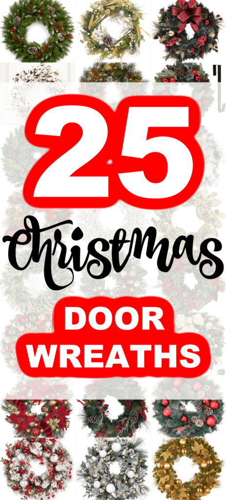 Christmas door wreaths