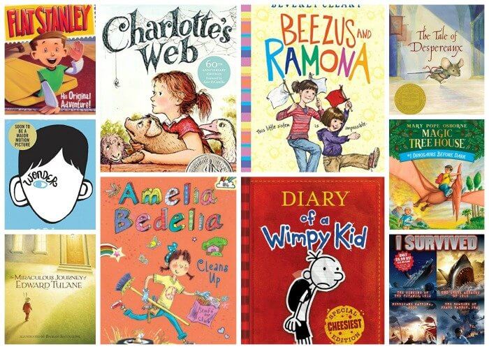 Top 10 Chapter Books for young readers. We're sharing our top picks for young readers that are looking for some great chapter books. www.madewithhappy.com