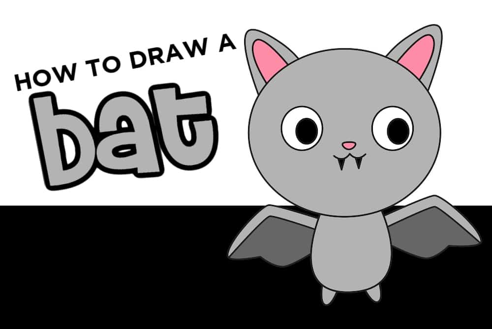 a bat drawing
