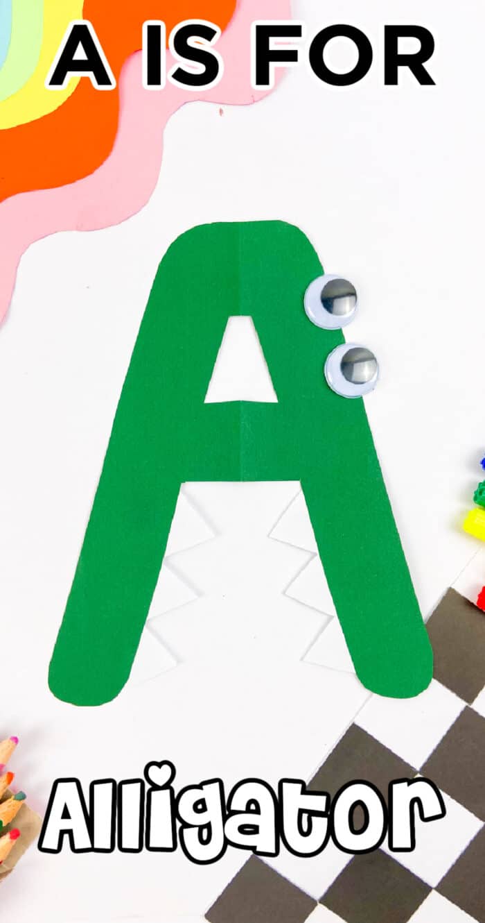 A is for Alligator Printable