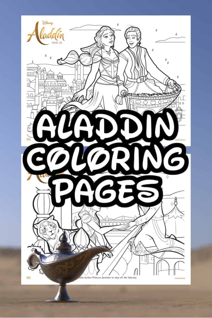 Free Aladdin Coloring Pages