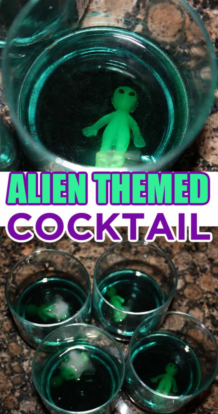 alien themed cocktail