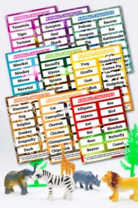 101+ Free Printable Animal Charades Game - Made with HAPPY