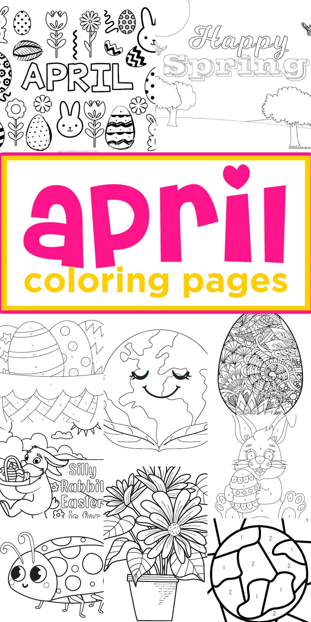 april color pages