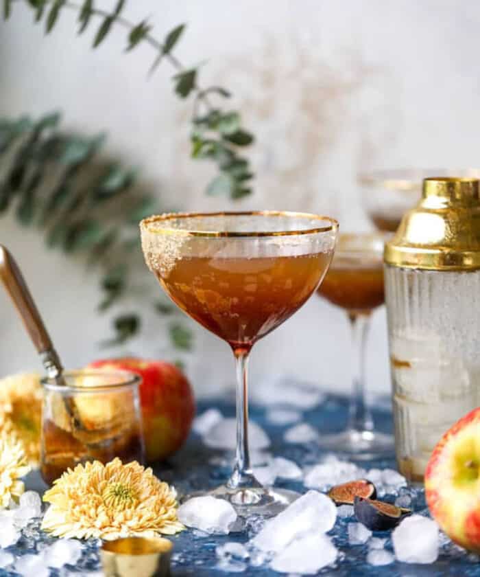 Autumn Apple Bourbon Fizz