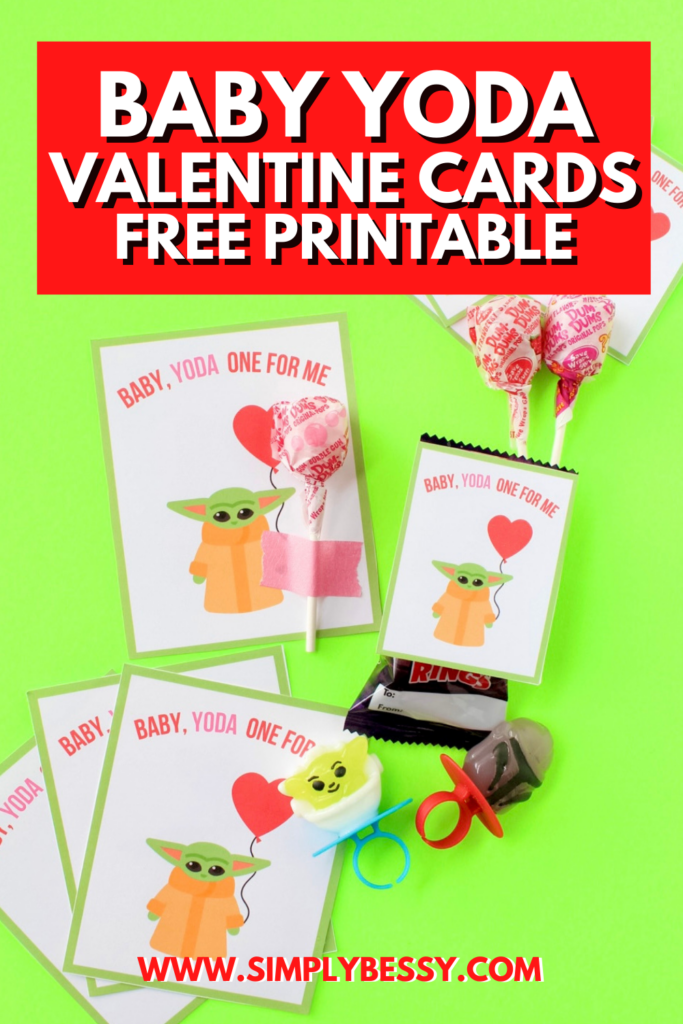 baby yoda the child free printable valentine cards pin image