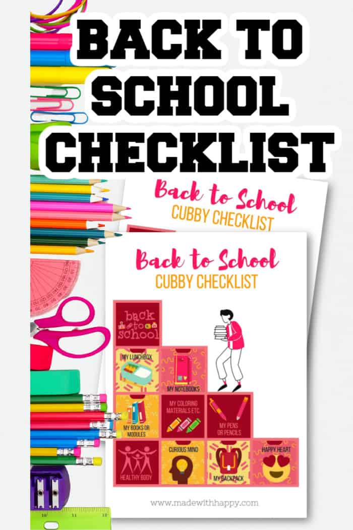 School Checklist