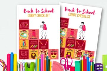 Free Printable Back to School Checklist - Cubby Checklist