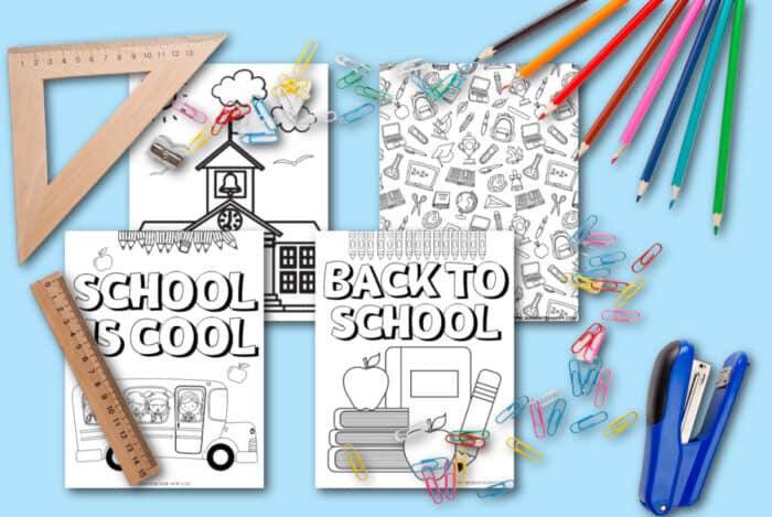 back to school coloring pages