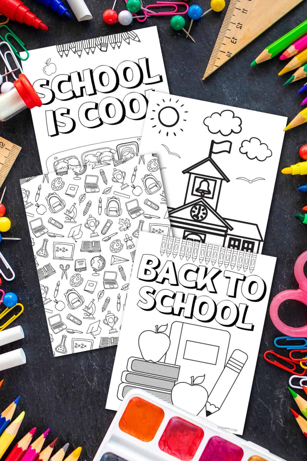 first day of school coloring pages