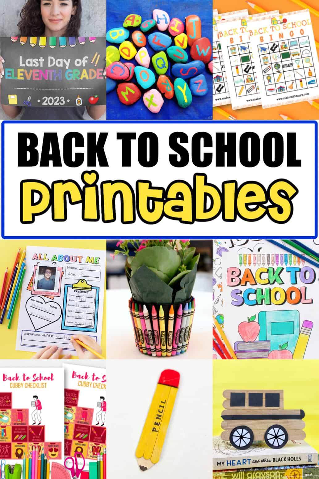 back to school free pritnables