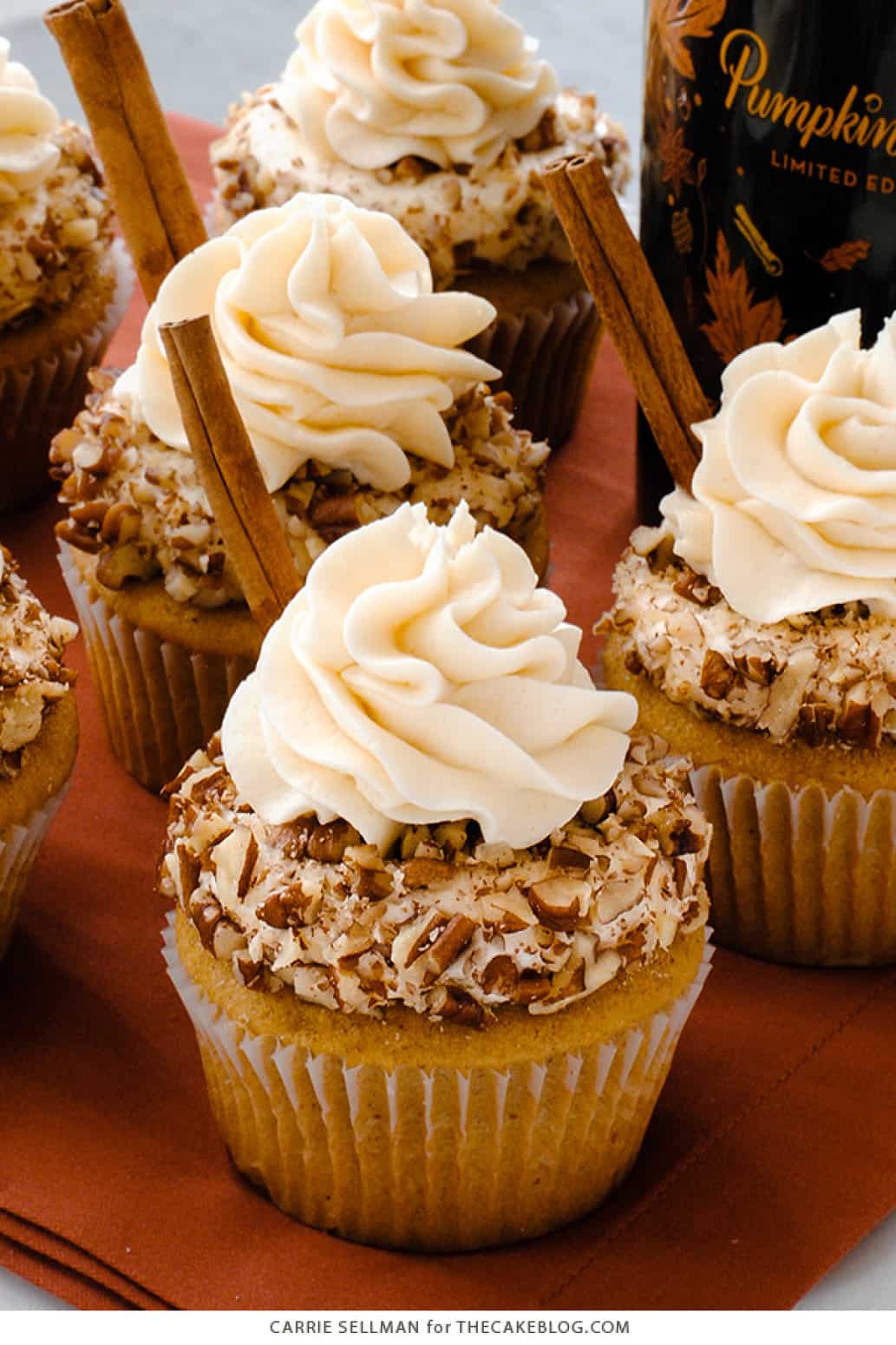 Baileys pumpkin spice cupcakes