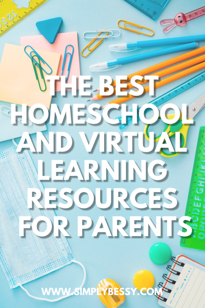 pin image for best resources for homeschool and virtual learning for parents